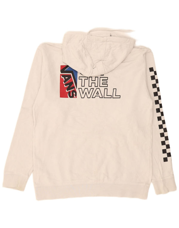 Vans Sweat à Capuche Graphique Homme Blanc Moyen