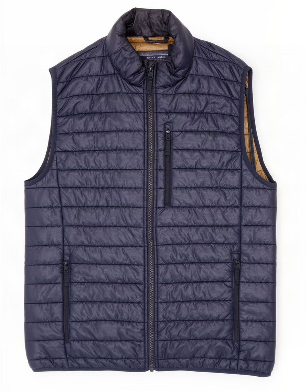 J. Crew Gilet rembourré pour homme UK 36 Small Bleu marine Nylon