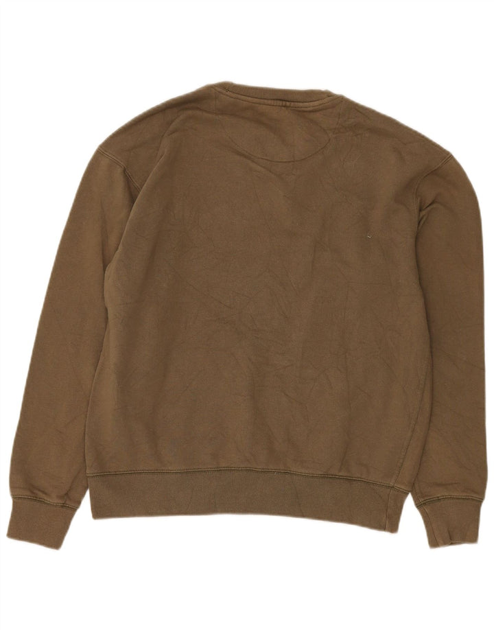 JACK & JONES Sweat-Shirt Homme Kaki Moyen Coton
