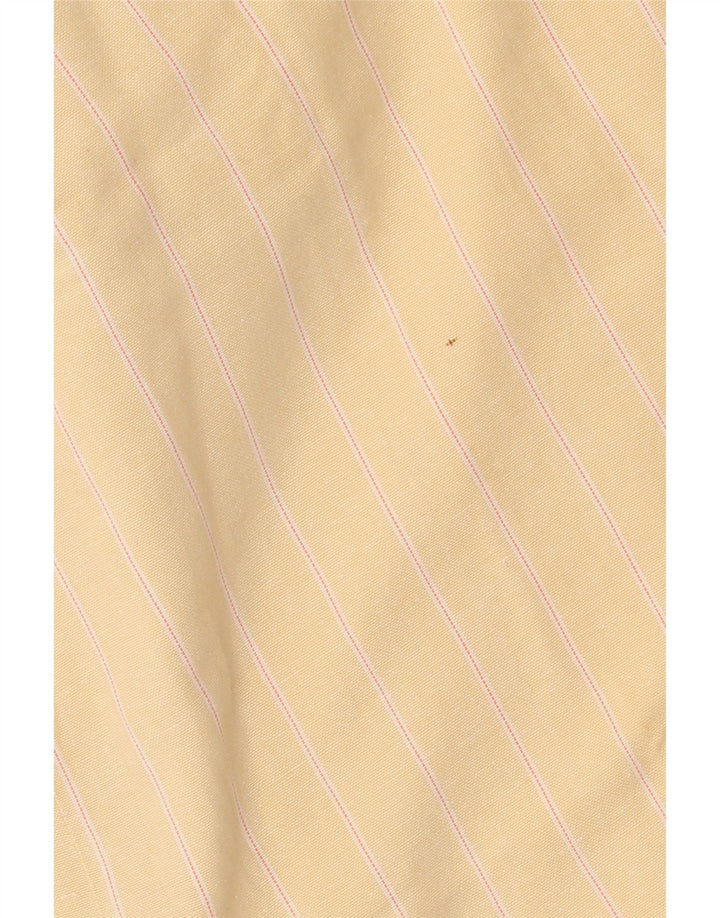 Wrangler Chemise Homme Taille 16 Grande Rayure Jaune