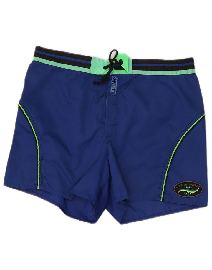 Colmar Short De Bain Rayé Bleu Moyen Polyamide Homme