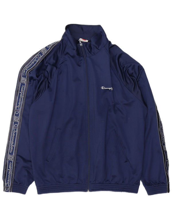 Champion USA Graphic Survêtement Top Veste XL Bleu Marine Polyester