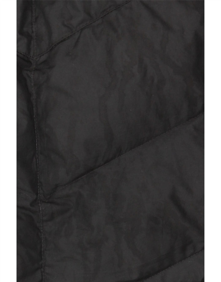 Nike Veste matelassée à capuche pour garçon 12-13 ans Large Noir Polyester