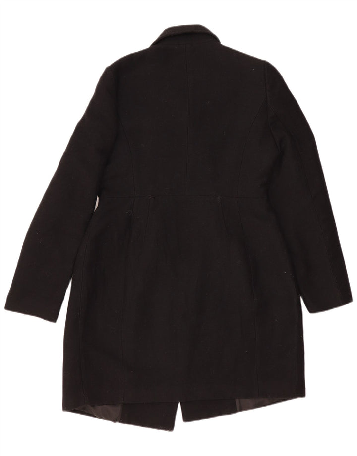 Pinko Manteau Femme UK 12 Laine Noir Moyen