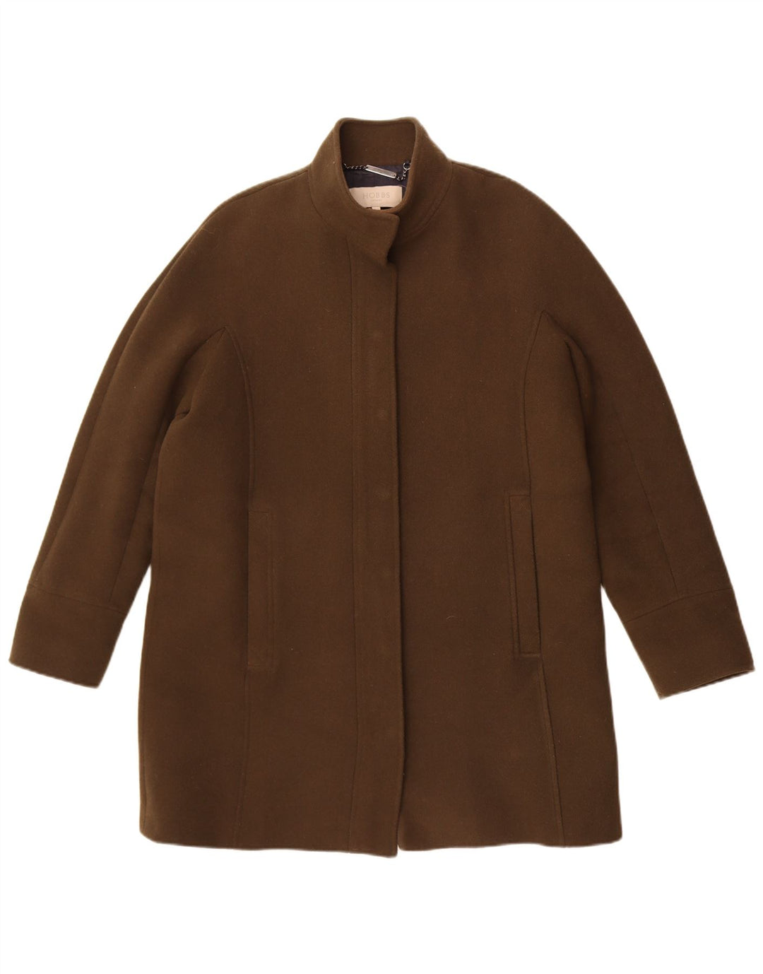 Hobbs Manteau Femme UK 14 Large Kaki Laine
