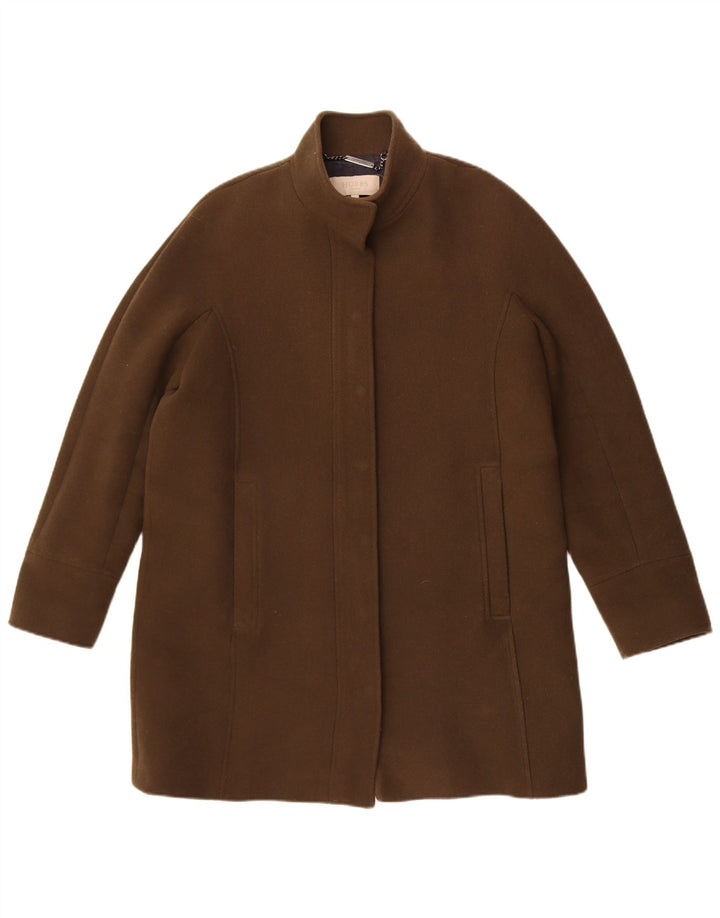 Hobbs Manteau Femme UK 14 Large Kaki Laine