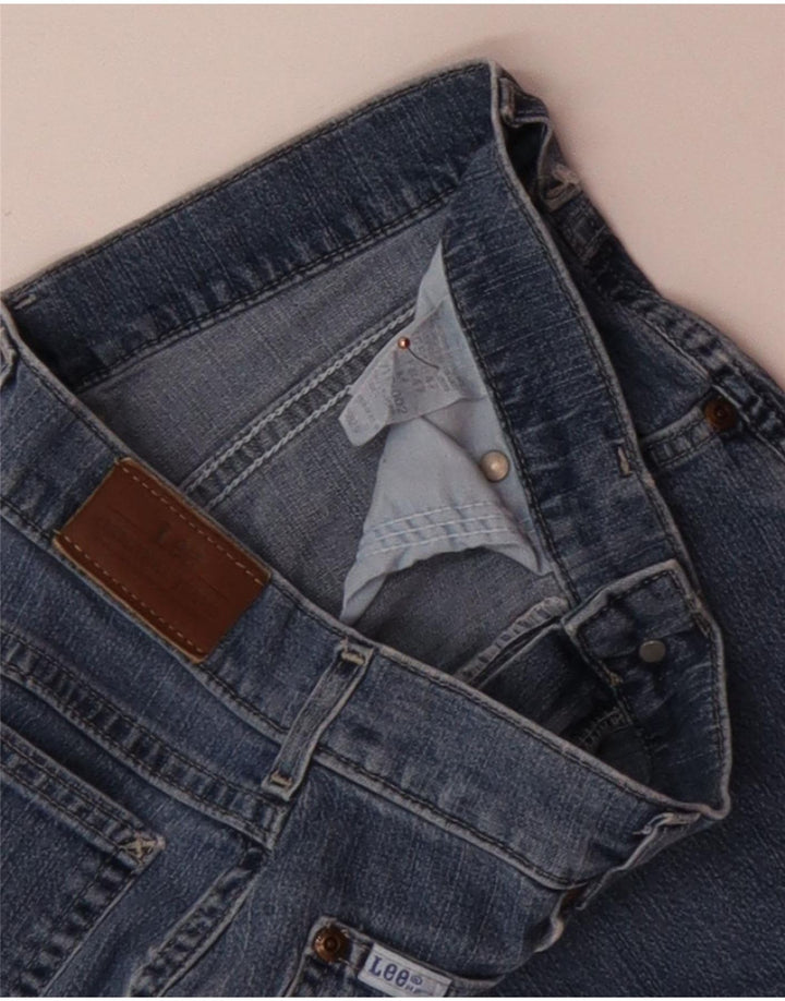LEE Short en Jean Femme W28 Bleu Moyen Coton