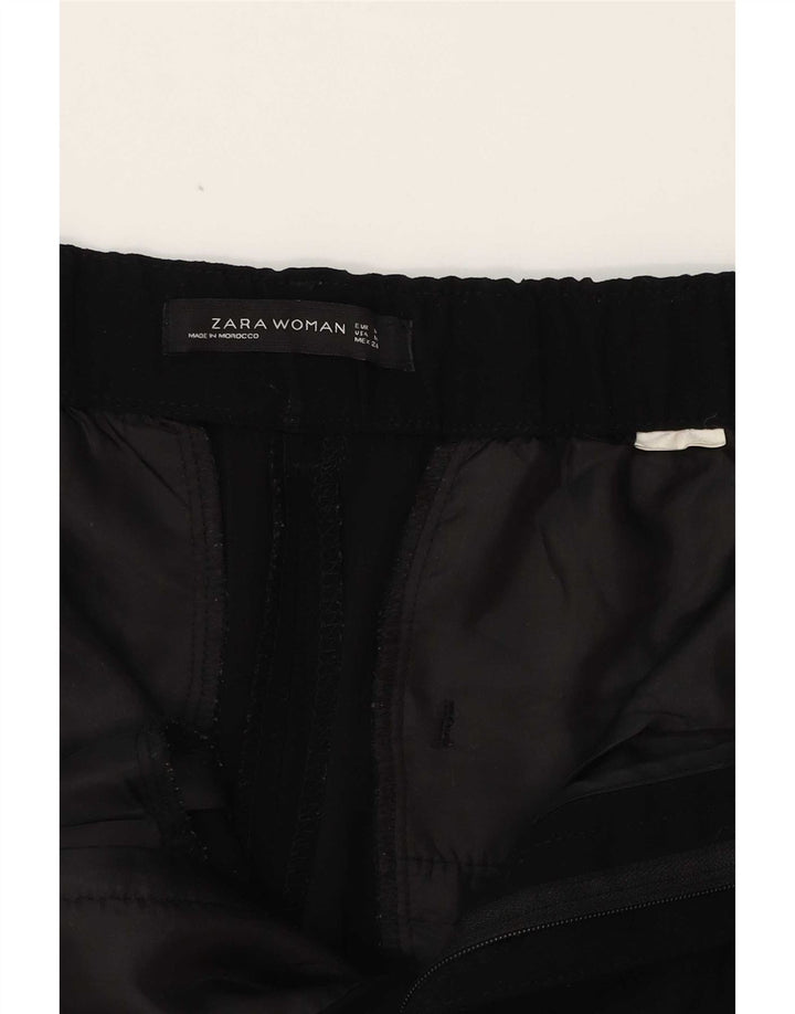 Pantalon Capri Fuselé Zara Femme Moyen W30 L23 Noir