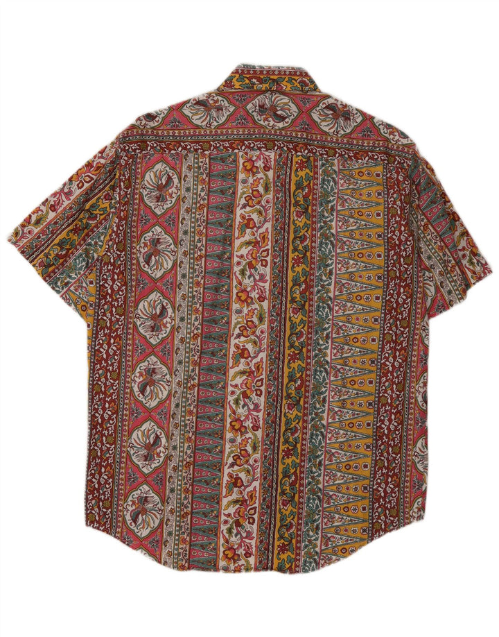 Sirio Chemise à manches courtes pour homme Motif floral multicolore moyen