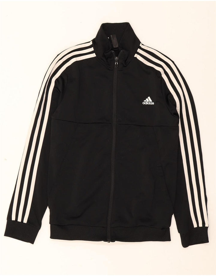 Veste de survêtement Adidas Garçon 11-12 ans Noir Polyester