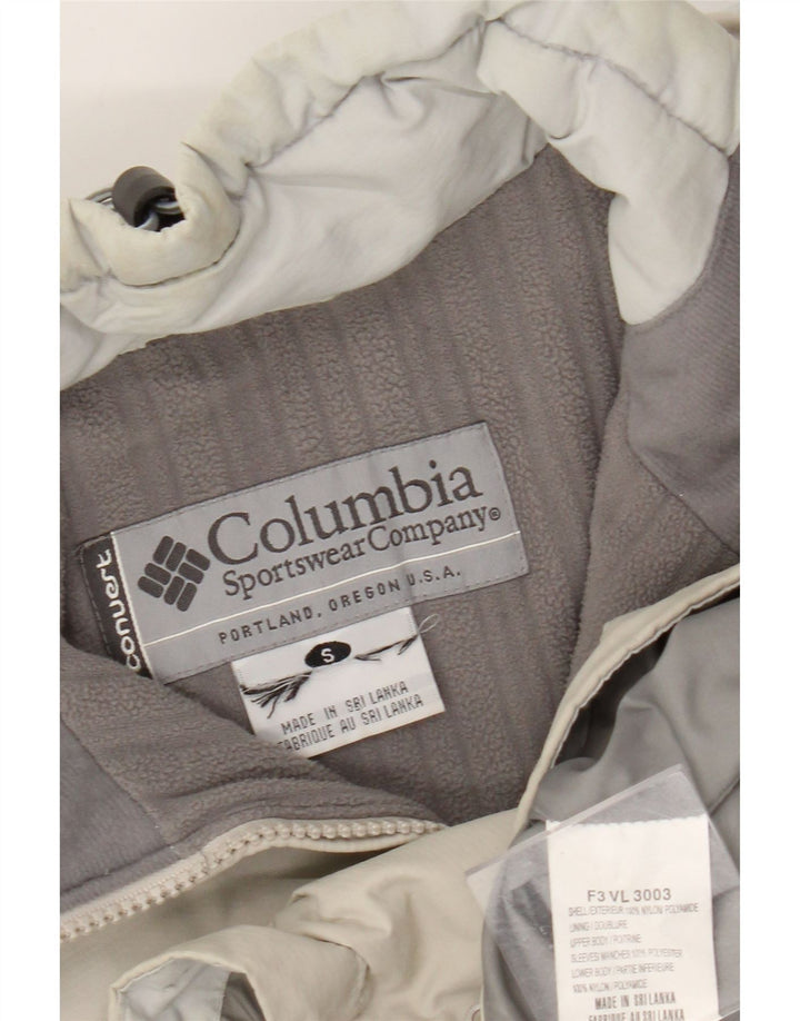 Columbia Veste coupe-vent pour homme UK 36 Small Beige Colourblock Polyamide