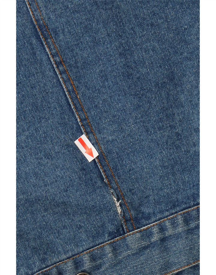 veste en denim homme vintage UK 42 XL Bleu Coton Classique