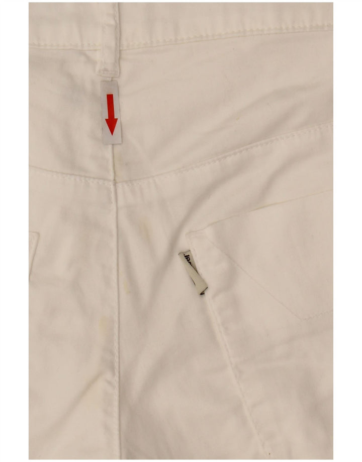 Jeckerson Short décontracté pour femme W29 en coton blanc moyen