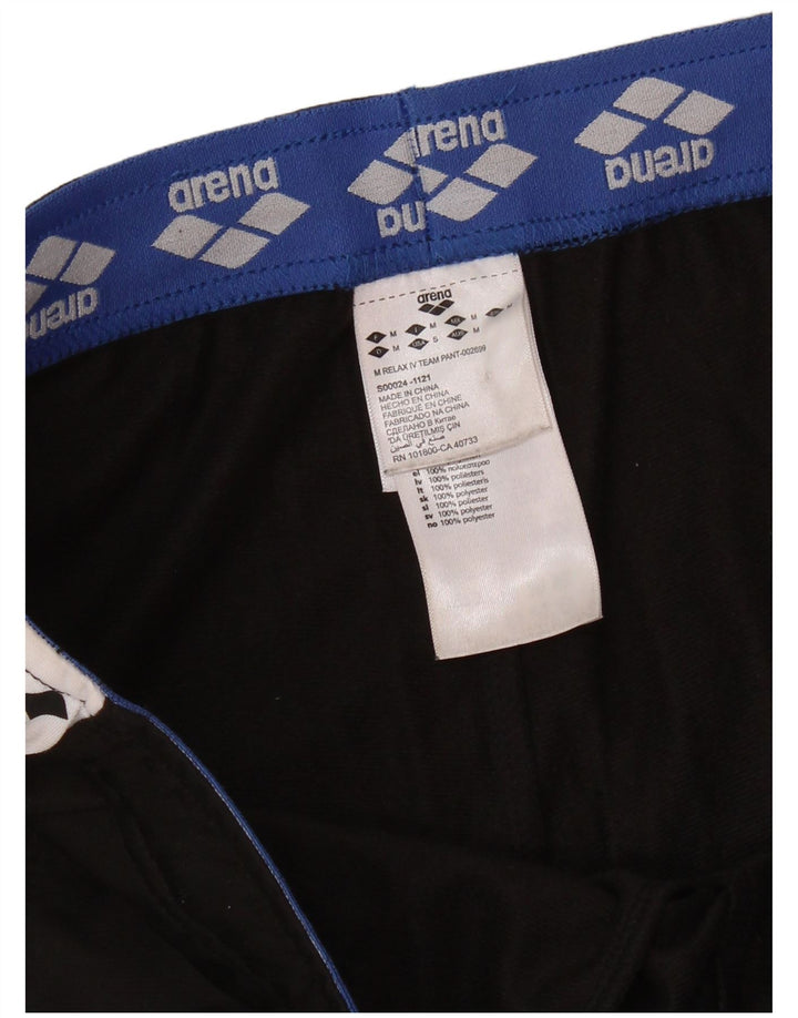 ARENA Pantalon de Survêtement Graphique Homme Noir Moyen Polyester Colorblock