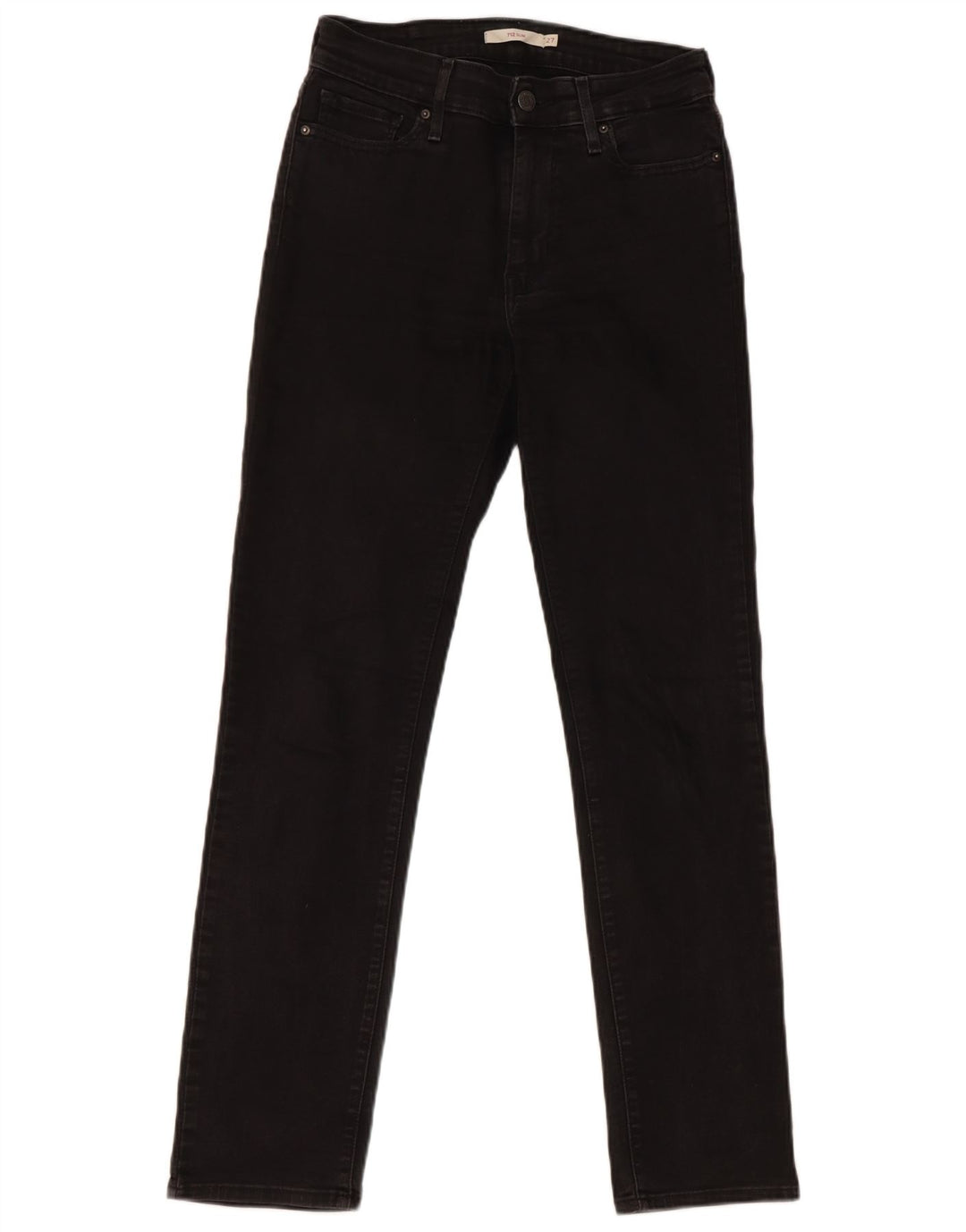 Levi's Jean Slim 712 Femme W27 L30 Coton Noir