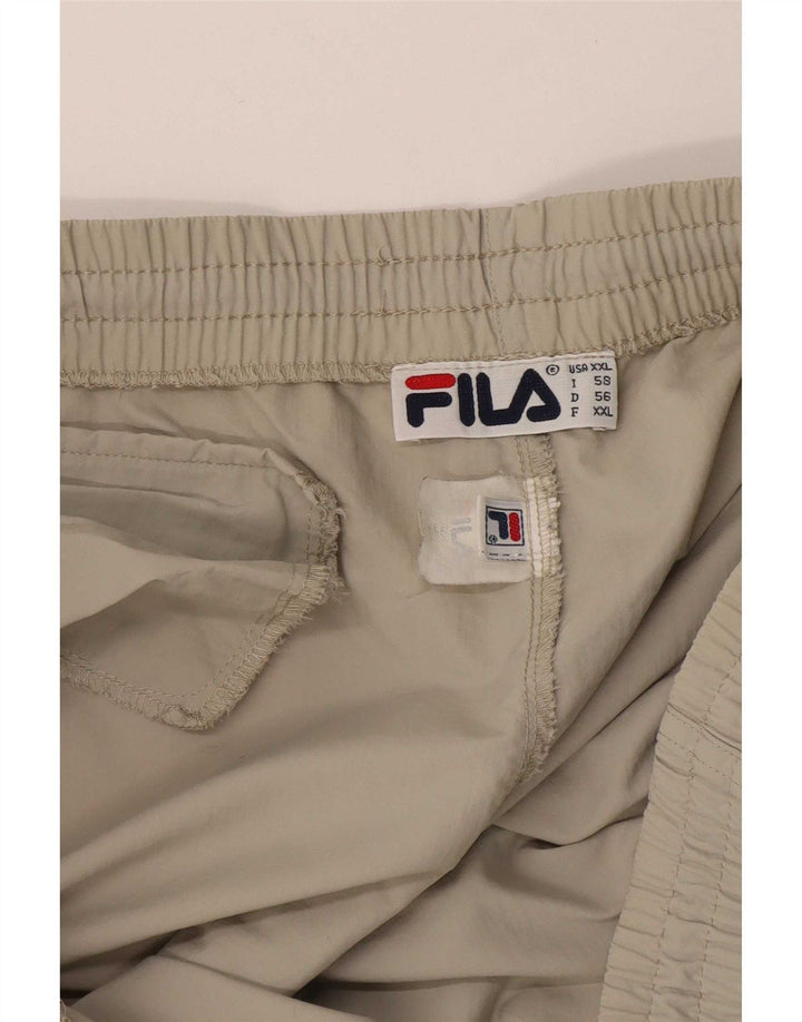 Fila Pantalon de survêtement pour homme 2XL Beige