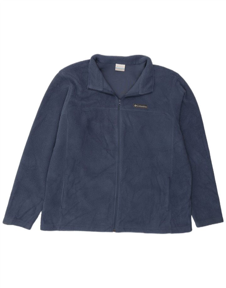 Columbia Veste Polaire Homme UK 42 XL Bleu Marine Polyester