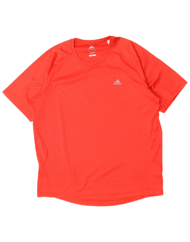 ADIDAS T-Shirt Climalite Homme Grand Rouge