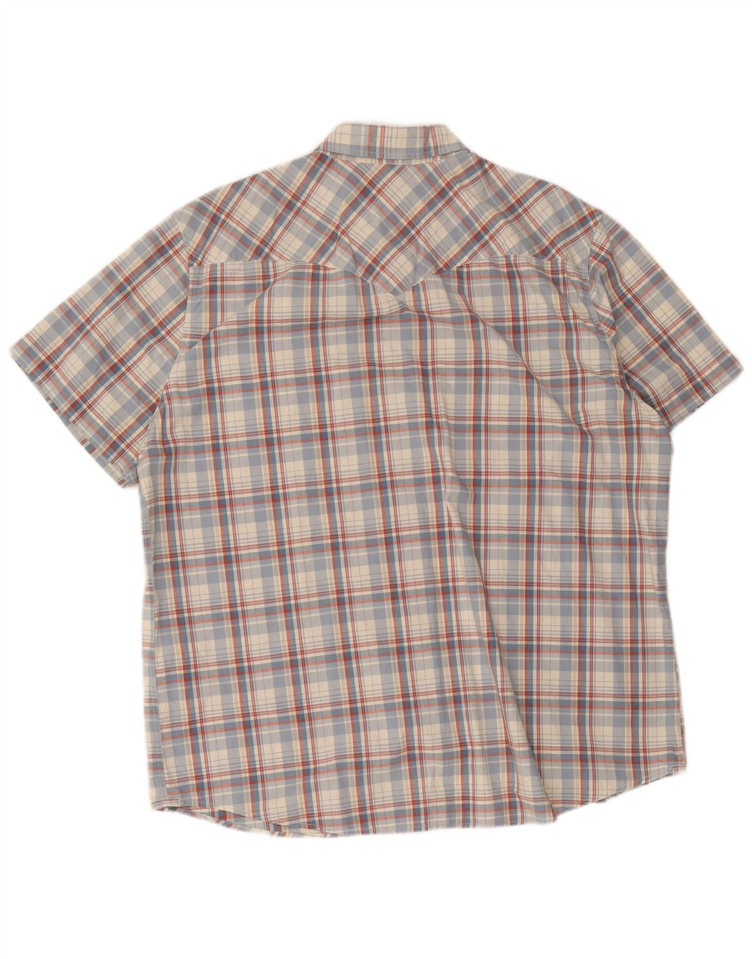 Levi's Chemise à Manches Courtes Homme 2XL Bleu Carreaux Coton