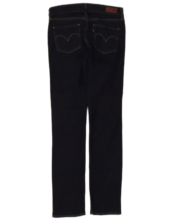 Levi's Jean Slim Demi Curve Mid Rise Femme W27 L32 Bleu Marine Coton