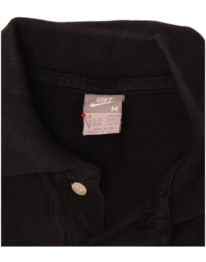 Polo Nike Femme UK 10/12 Coton Noir Moyen