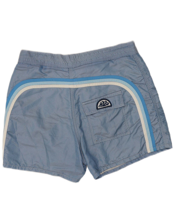 Sundek Short de Bain Homme Nylon Géométrique Bleu Moyen