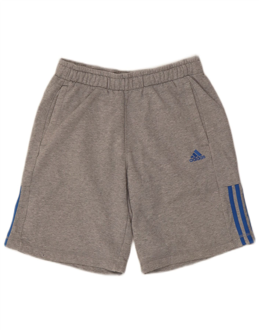 ADIDAS Short de Sport Climalite Homme Gris Moyen Coton