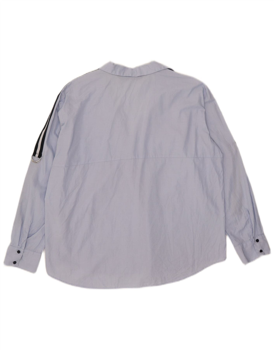 Zara Femme Chemise Oversize UK 6 XS Bleu Coton