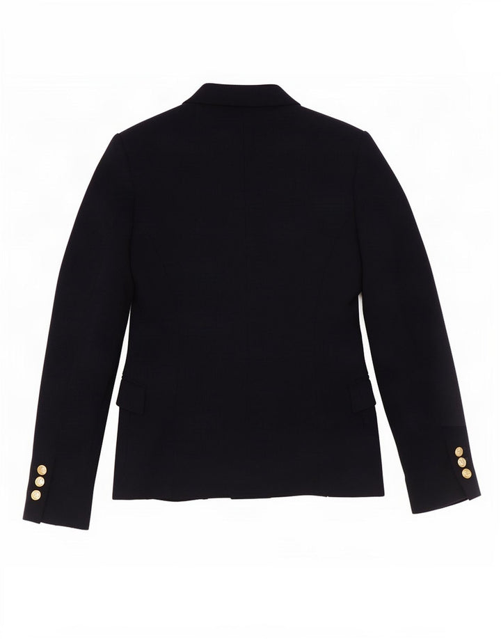 Zara Femme 1 Bouton Blazer Veste UK 10 Petit Bleu Marine