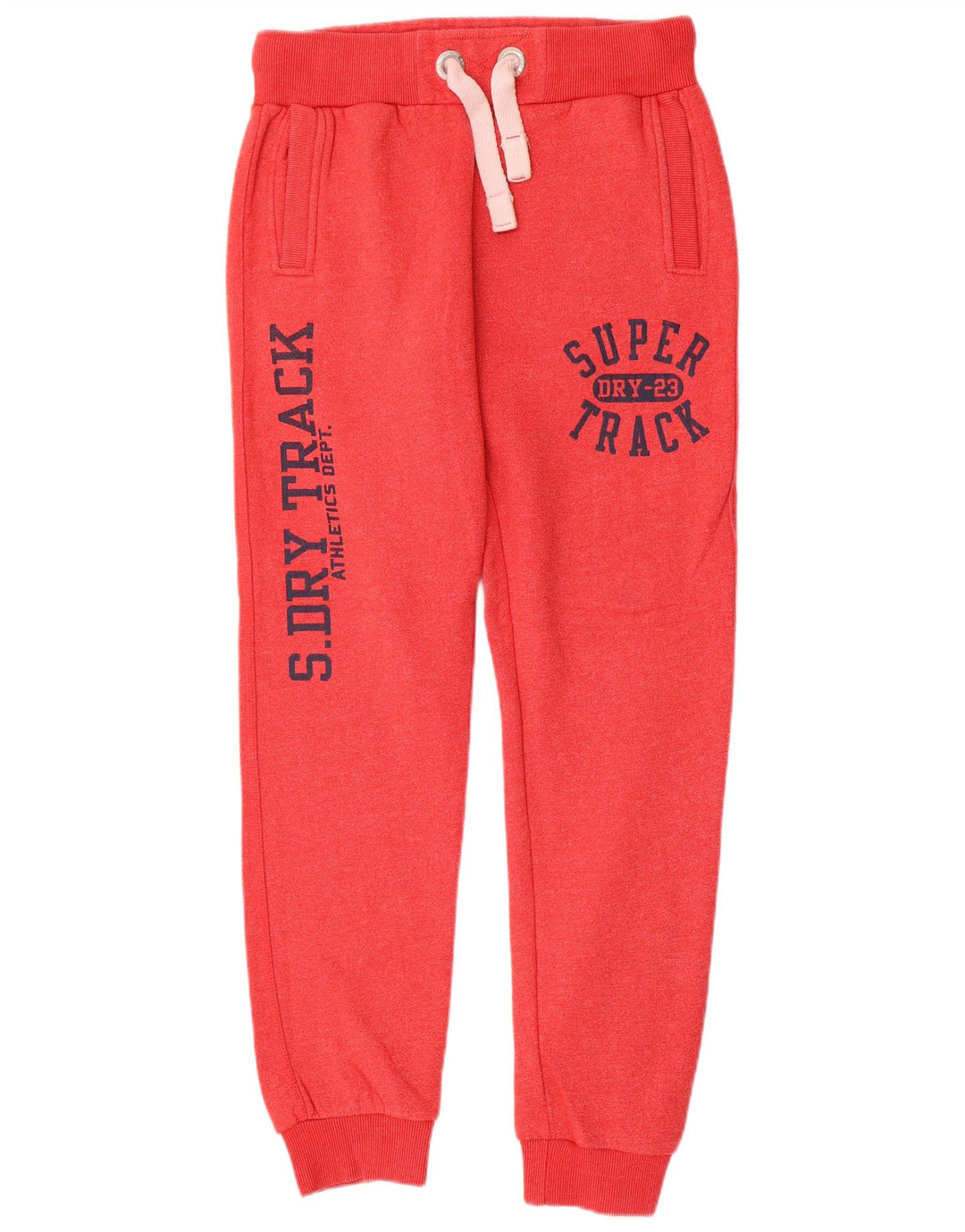 SUPERDRY Pantalon de Survêtement Graphique Homme Joggers Petit Rouge Coton