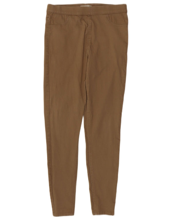 Marks & Spencer Jean Jegging Femme UK 12 Moyen W30 L29 Coton Marron