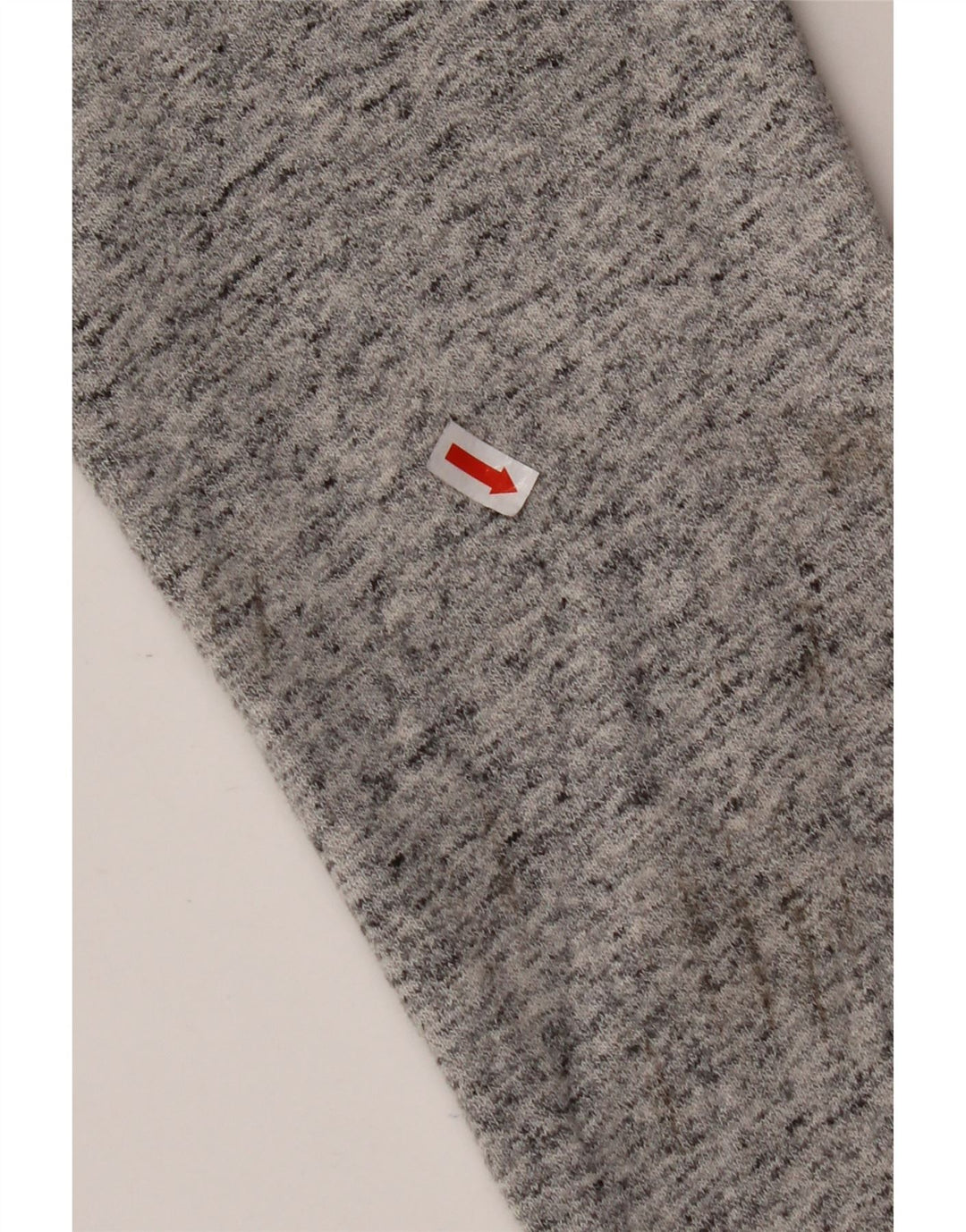 SUPERDRY Pull à capuche zippé coupe ample graphique pour homme XS en coton moucheté gris