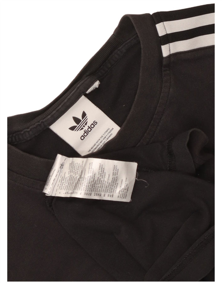 Adidas T-Shirt Homme Haut Noir Moyen Coton