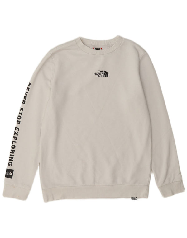 The North Face Sweat-shirt surdimensionné graphique pour femme UK 6 XS Blanc