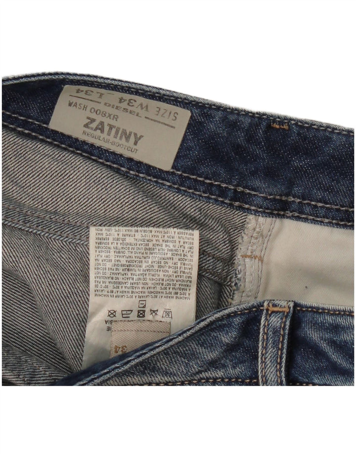 Diesel Jean Bootcut Zatiny Regular Homme W34 L34 Bleu Coton
