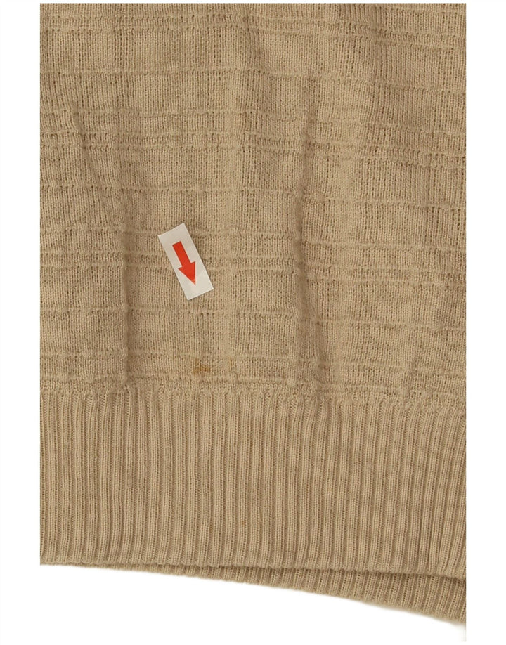 Marks & Spencer Pull col V pour homme Petit Acrylique Beige