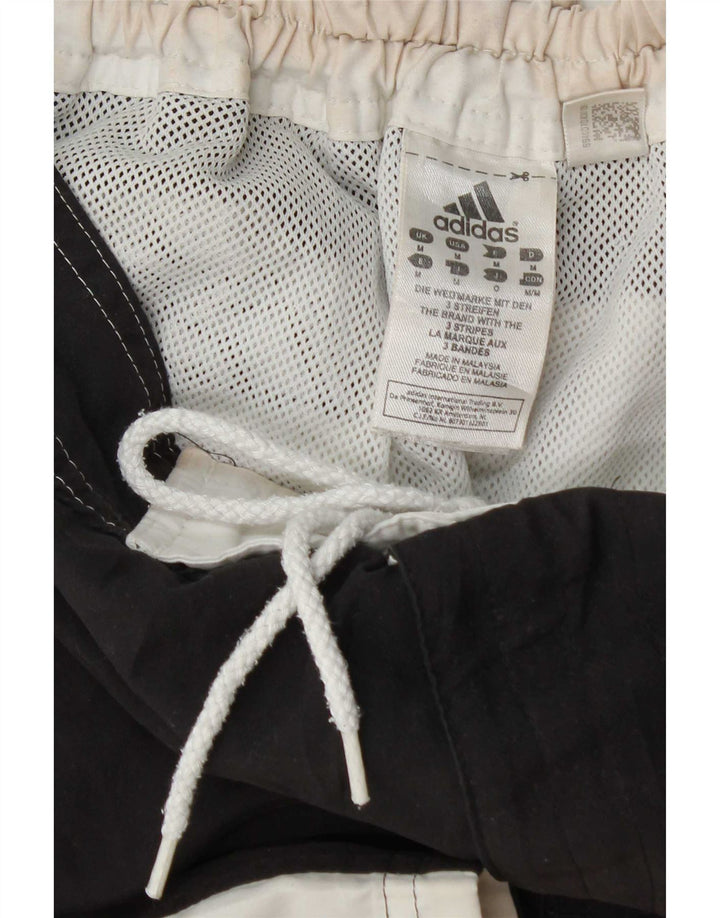 Adidas Short de bain graphique pour homme en polyester color block noir moyen