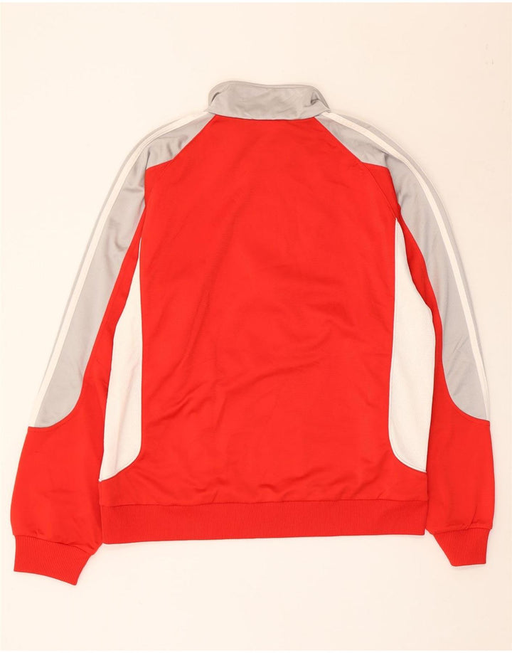 Adidas Veste de survêtement pour homme UK 40/42 Rouge moyen Polyester colour block