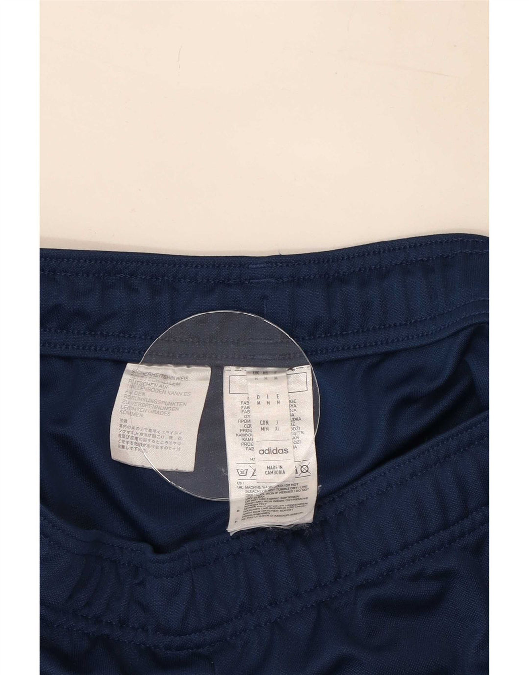 Adidas Pantalon de survêtement pour homme Bleu marine moyen Polyester