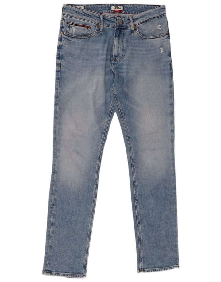 TOMMY HILFIGER Jean Slim Homme W32 L32 Bleu Coton