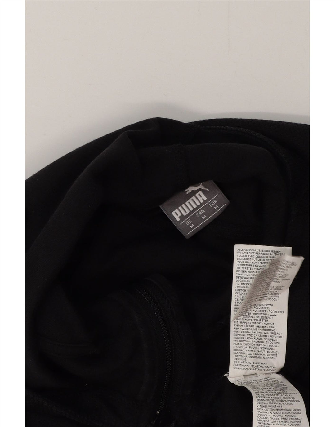 PUMA Sweat à Capuche AC Milan Graphic Zip Homme Noir Moyen Coton