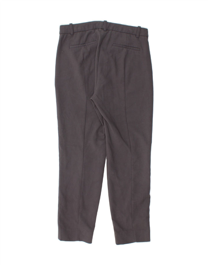 J. CREW Womens Cameron Cropped Trousers US 6 Medium W28 L25 Grey Vintage J. Crew and Second-Hand J. Crew from Messina Hembry 