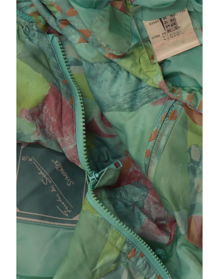 FUCHS & SCHMITT Manteau coupe-vent pour femme UK 12 Vert moyen rétro