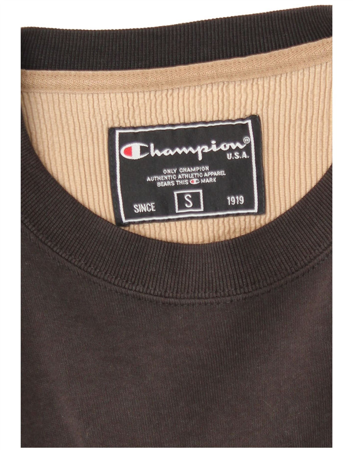 Champion Sweat-shirt graphique pour hommes, petit, marron