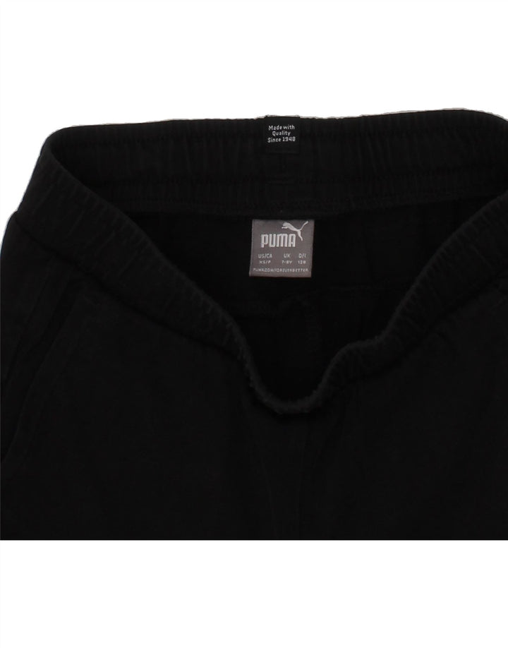 PUMA Boys Graphic Sport Shorts 7-8 Years Black Vintage Puma and Second-Hand Puma from Messina Hembry 
