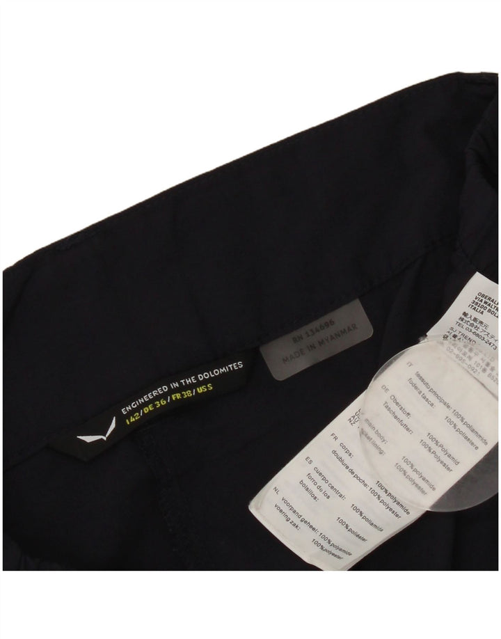SALEWA Short Cargo Femme IT 42 Medium W30 Bleu Marine Polyamide