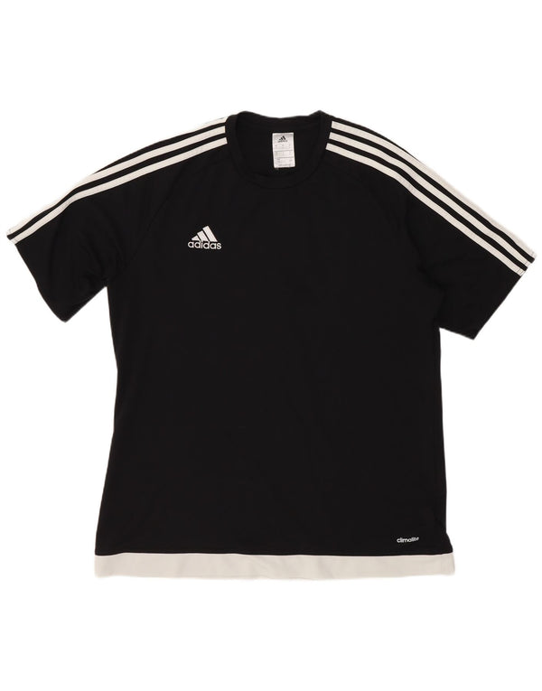 Adidas T-Shirt Homme Haut Large Noir Polyester