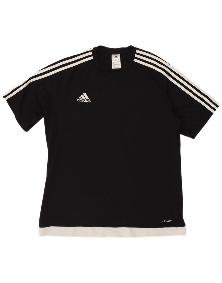 Adidas T-Shirt Homme Haut Large Noir Polyester