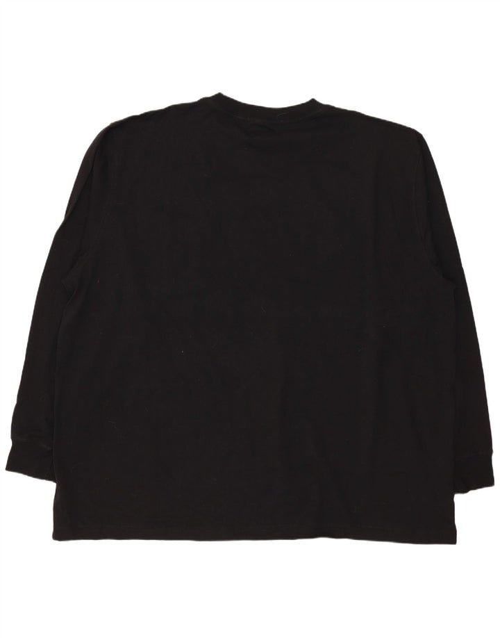 Dickies Haut à manches longues pour homme en coton noir 2XL