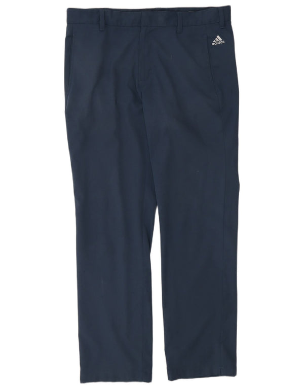 Adidas Pantalon Chino Coupe Regular Homme W34 L32 Bleu Marine Polyester Sports